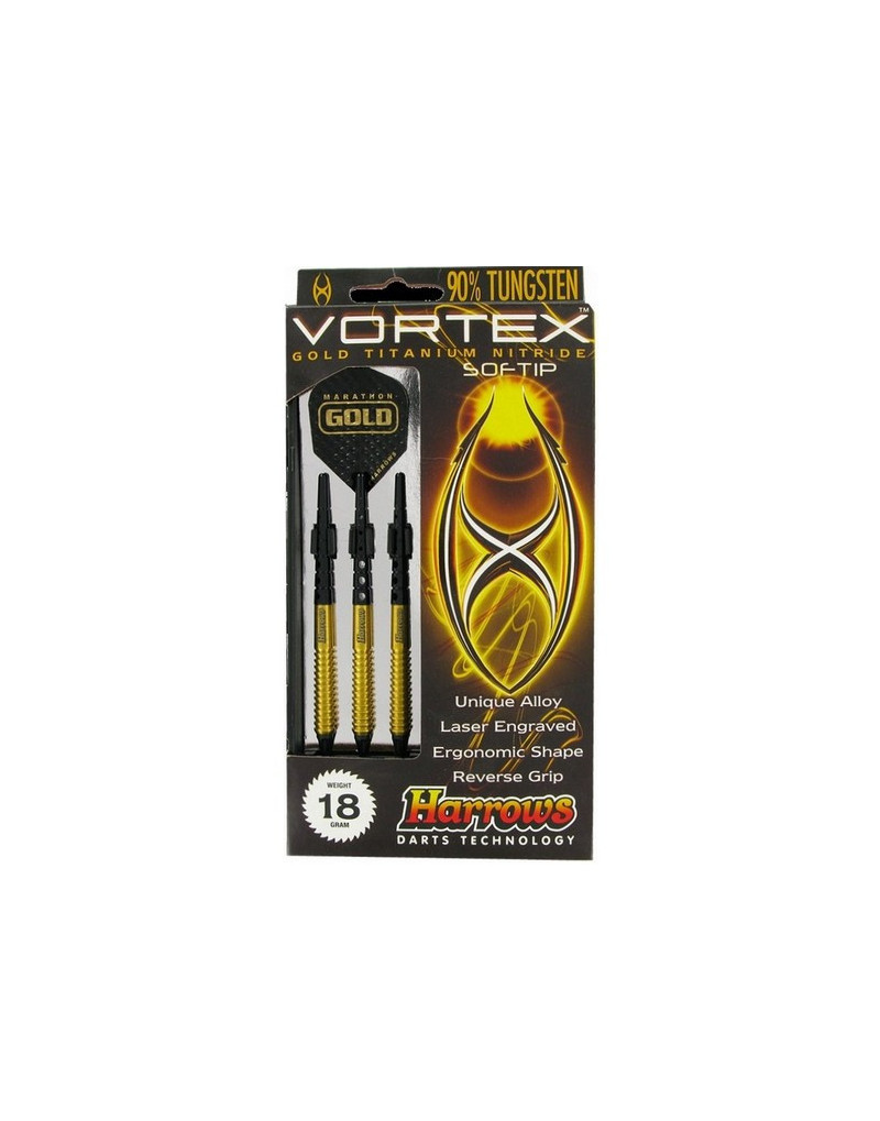 Rzutki Softip Harrows Vortex Gold 90% wolfram - 18g
